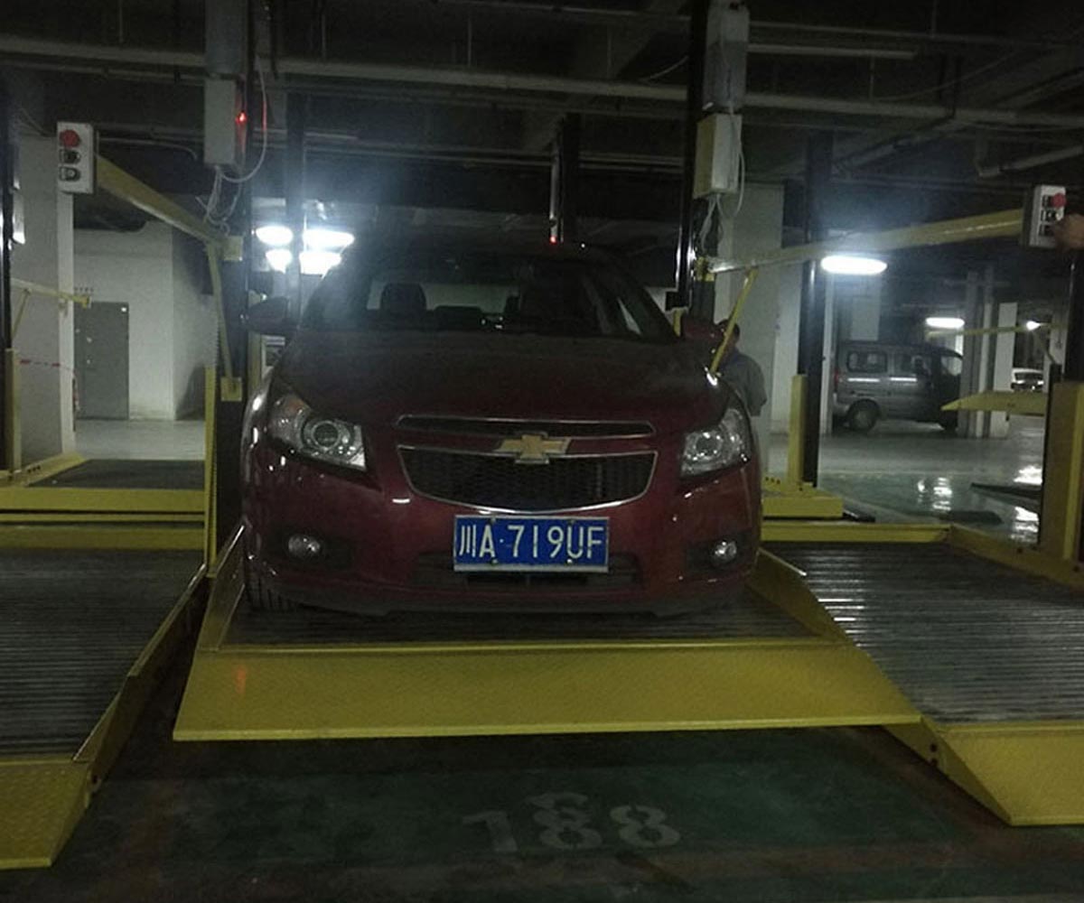 馬龍雙柱簡易升降立體車庫停車設(shè)備過規(guī)劃