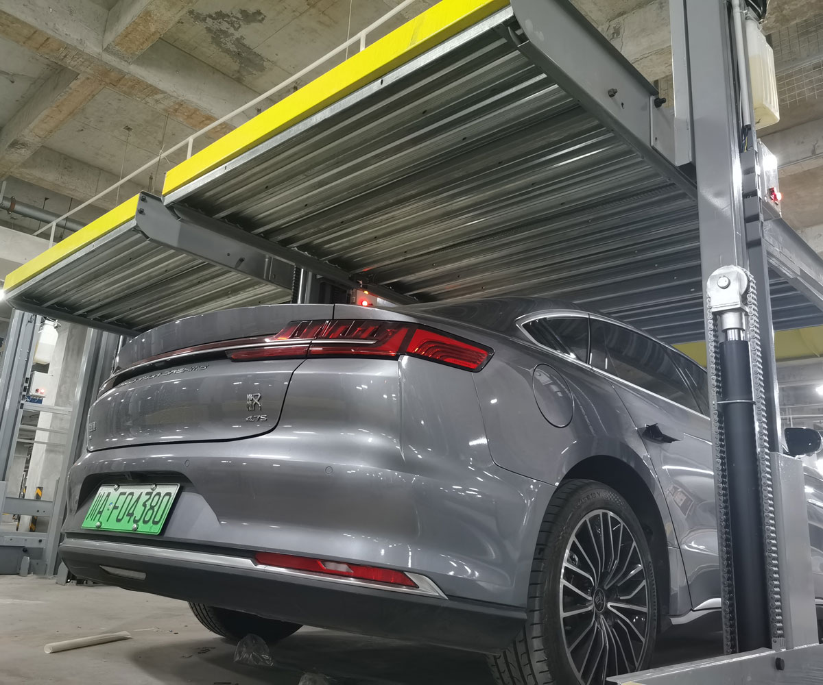 馬龍地下室雙柱簡易升降類機(jī)械式停車庫