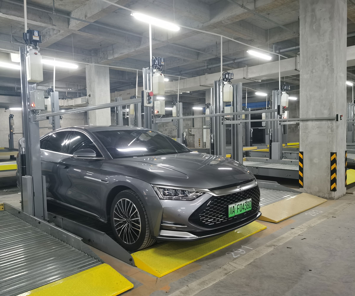PJS兩柱簡易升降機械式停車設備