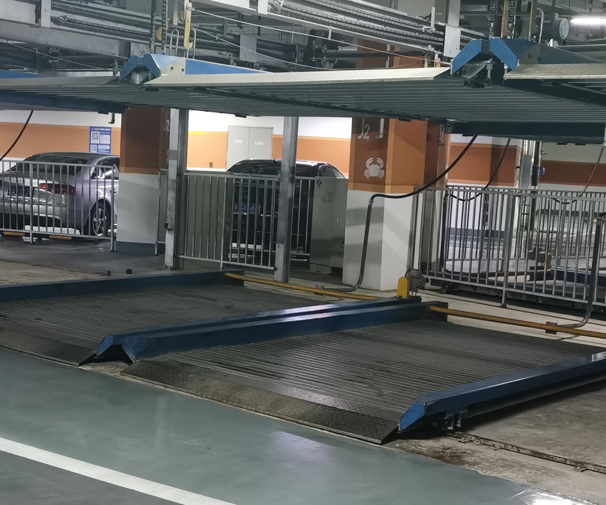負二正二地坑式PSH4D2四層升降橫移機械式停車設備 負二正二地坑式PSH4D2四層升降橫移機械式停車設備