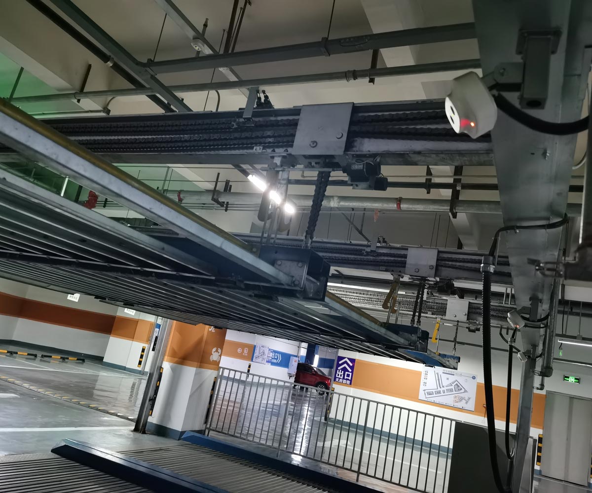 墨江負一正一地坑PSH2D1二層升降橫移機械式停車設備